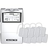 iStim Tens Unit Stimulator Machine - EV820 with 8 Electrodes Japanese Gel for Pain Management, Ba...