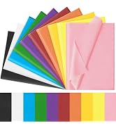120 Sheets 20"X14" Colored Tissue Paper for Gift Bags Wrapping, Art Tissue Paper Bulk for Wedding...