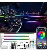 SAMGCHI Interior Car LED Lights, RGB Dream Color Acrylic LED Lights for Car, Ambient Lighting Kit...