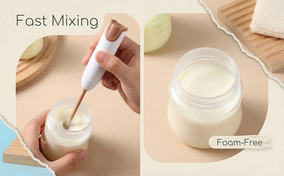 It can help you quickly stir the milk powder and reduce bubbles.