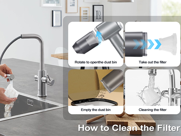 4-IN-1 Car Handheld Vacuum Cordless for Home