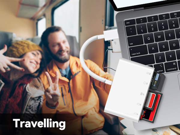 SD Card Reader, USB-C Memory Card Reader