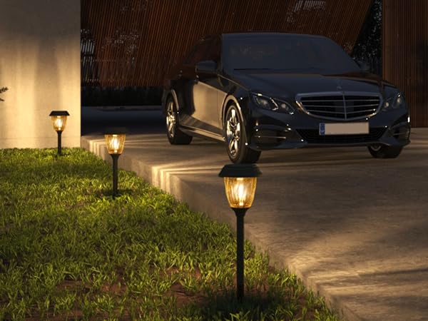 solar driveway lights