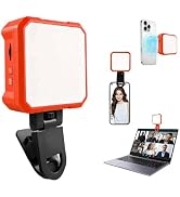 Ailight Magnetic Selfie Light for Phone, 2000mAh Portable Video Conference Lighting with Clip, CR...