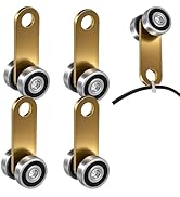 BiJun 2 Wheel Trolley Assembly Roller,Trolley Wheels Assembly for Use with 1-5/8