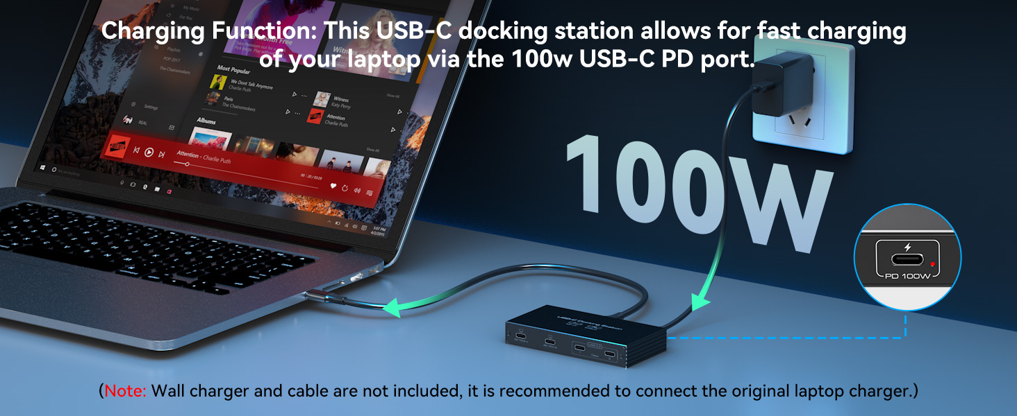 100w USB-C PD port