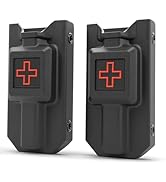 Eikovia 2 PCS Tourniquet Holder, Molle Tourniquet Holder for Gun Holster Adapter Mount, Belt Atta...