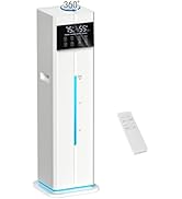 Zeova 9L/2.4Gal Cool Mist Humidifier, Top Fill Quiet Ultrasonic Humidifiers for Bedroom, Covers 5...