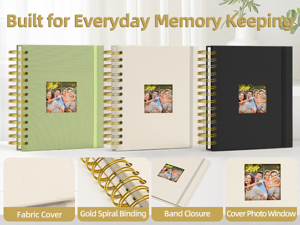 This keepsake photo album is wonderful as a baby memory photo album