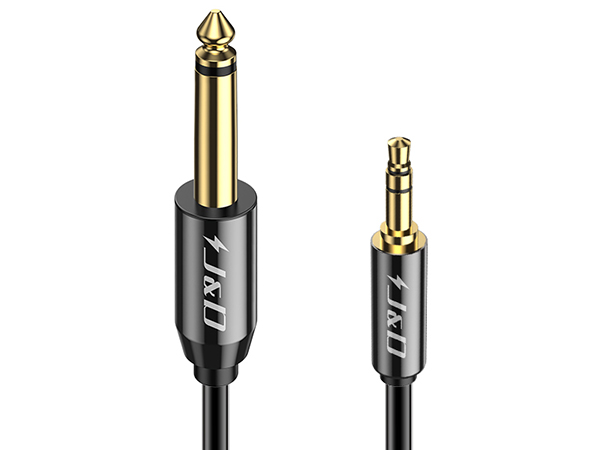 1/4 TS to 1/8 TRS Cable