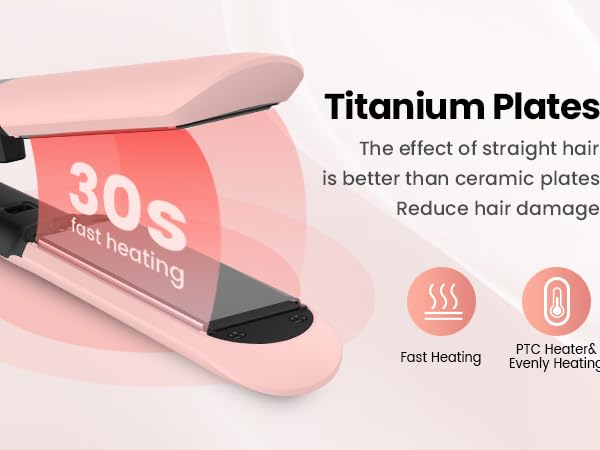 Titanium Flat Iron fast heating