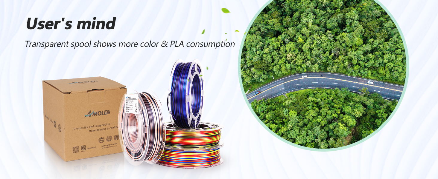 PLA Filament 1.75mm 3D Printer filaments High Speed PLA Filament 1.75mm