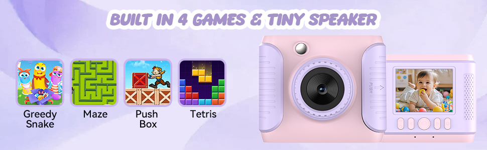 Instant Print Camera for Kids