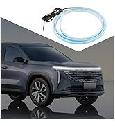 Car LED Hood Light,Waterproof LED Light Strips Cool Monochromatic Car LED Light for Lights Exteri...