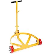 VEVOR 55 Gallon Drum Dolly, 1,200 Pounds Capacity Oil Drum Cart with 3 Smooth-Rolling Wheels and ...