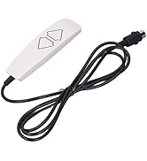 Fafeicy Lift Chairs Remote Universal 2 Push Button Up and Down Chairs Hand Control 5 Pin Round Pl...