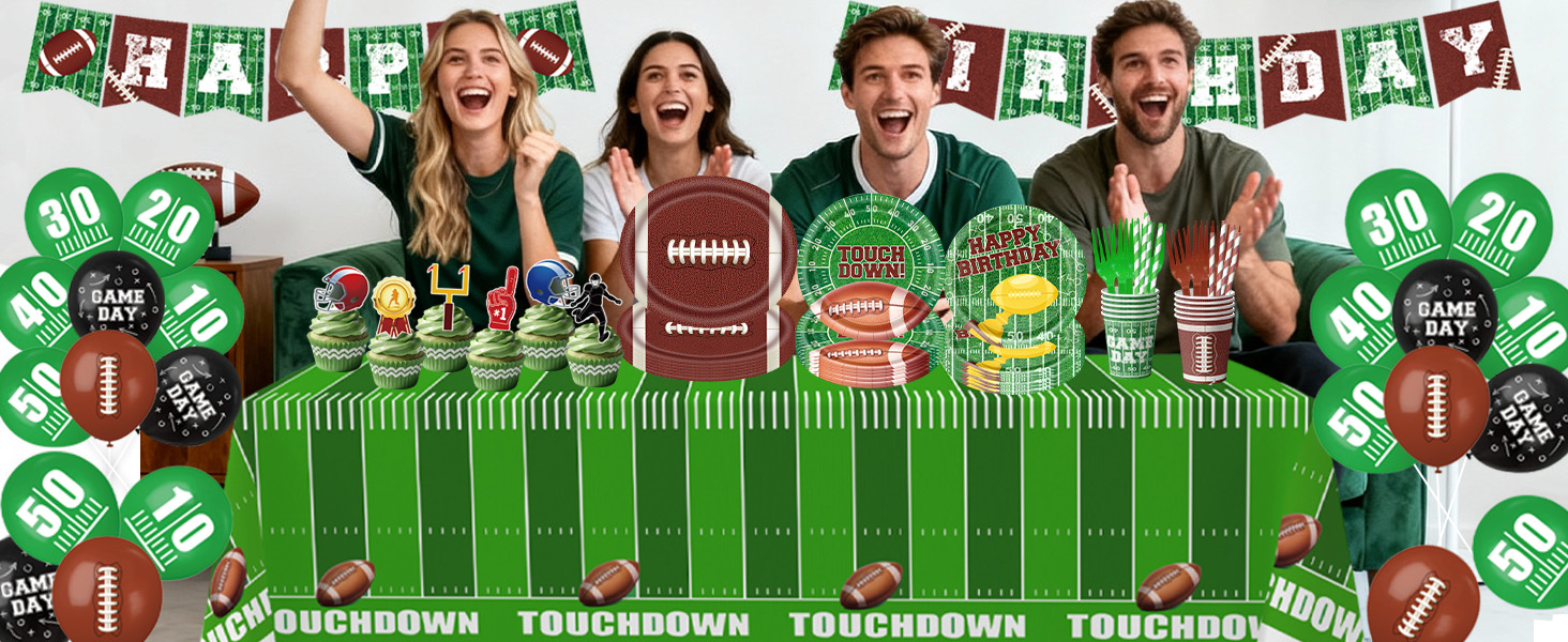 football decorations for party