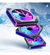 GSCOLER Prism 7PRO ARGB Case Fan 3-Pack, 120mm Infinity Mirror PC Fan, PWM Quiet Cooling Fan with...