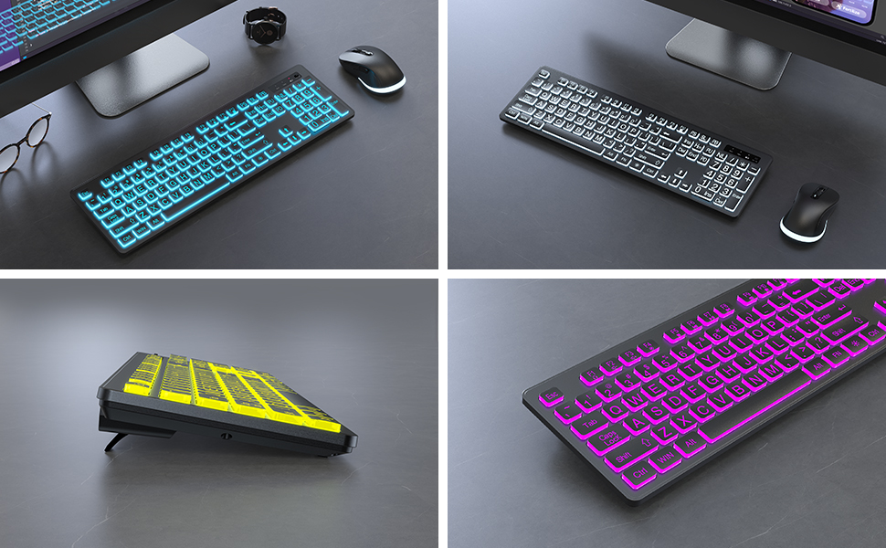 light up keyboard mouse