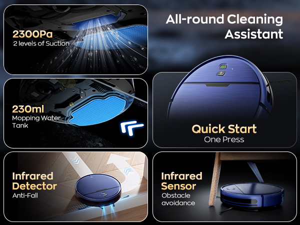 All-round cleaning robot vacuum