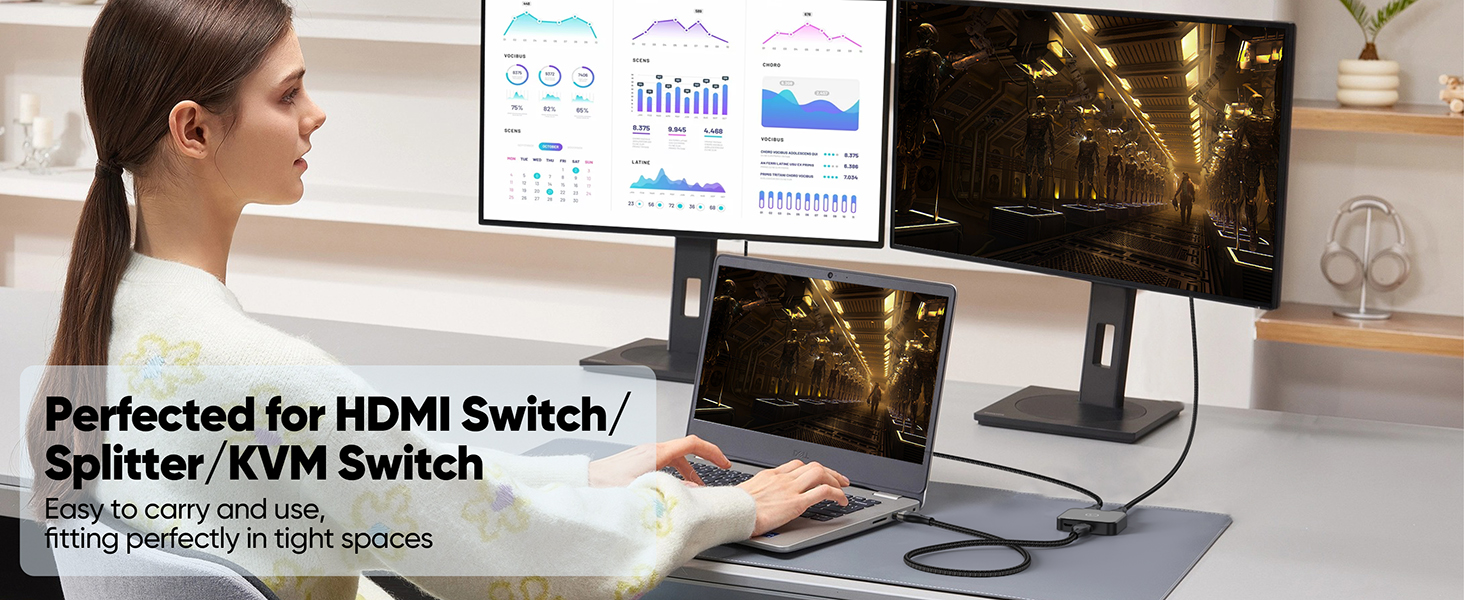 HDMI 2.1 Cable for HDMI Switch