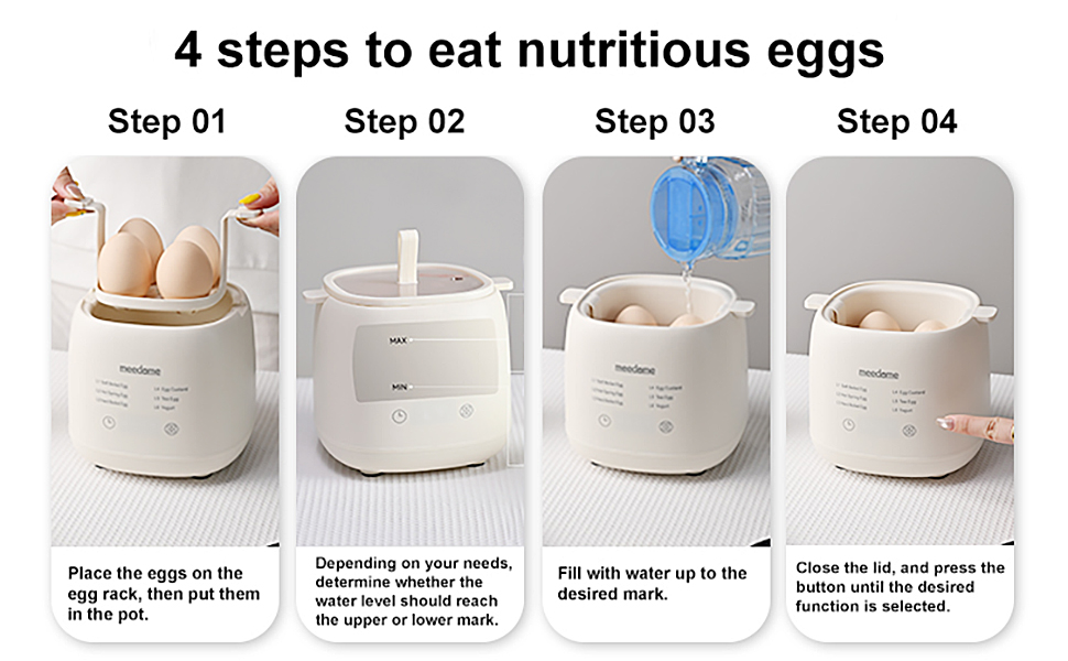 4 Steps to eat nutritious eggs