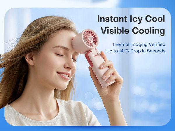 small handheld fan
