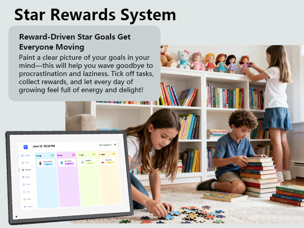 10.1 Inch Digital Calendar Digital Photo Frame Electronic Wall Calendar Chore Chart Wall Planner