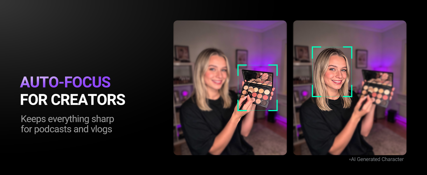 Auto-focus webcam