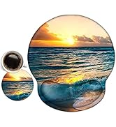 ToLuLu Mouse Pad Wrist Rest Support Gel, Ergonomic Mouse Pads with Non Slip PU Base, Mouse Wrist ...