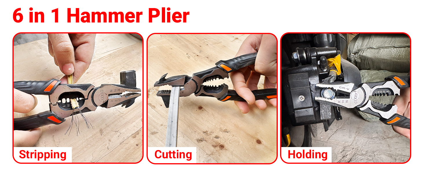 Hammer plier easy to use multifunctional for home use