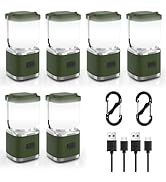 LED Camping Lantern Rechargeable, 2000LM Small Camping Lights Lantern with Redlight&amp;20Hours Runti...