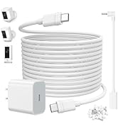 OLAIKE 20W Charge Cable for Ring Stick Up Cam Battery/Plug-in, Ring Spotlight Cam Plus/Pro, No Ne...