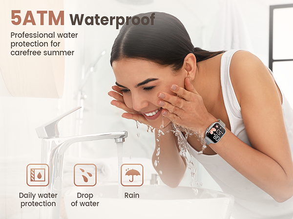 5ATM Waterproof Fitness Tracker
