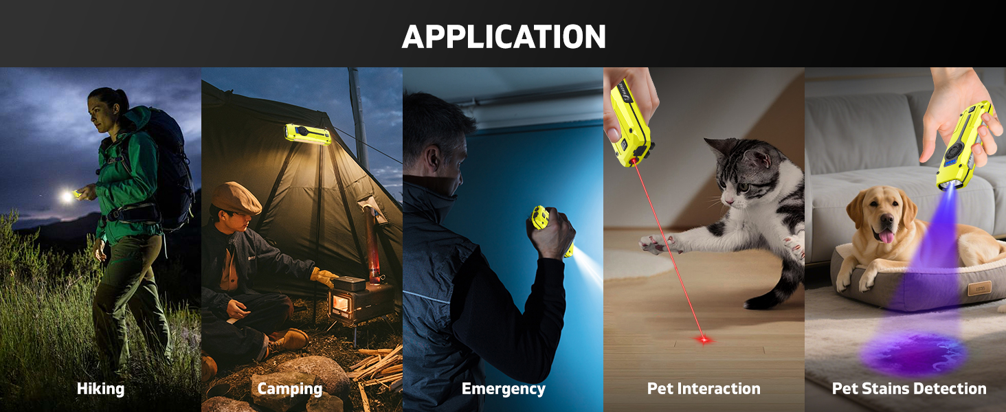 rechargeable edc flashlight