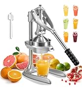 Manual Juicer, Sopito Effortless Orange Juicer Squeezer Professional Safety Stainless Steel Hand ...