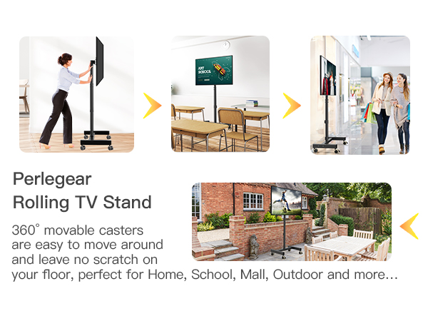 tv stand on wheels
