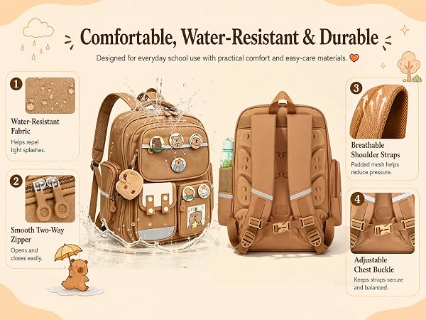 Cartoon Backpack for Girls Boys