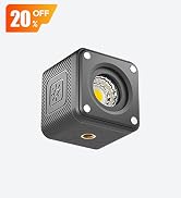 ULANZI LED Video Light Waterproof IP68 Camera Lighting Kit Mini Cube with 8 Color Gel Filters, Di...