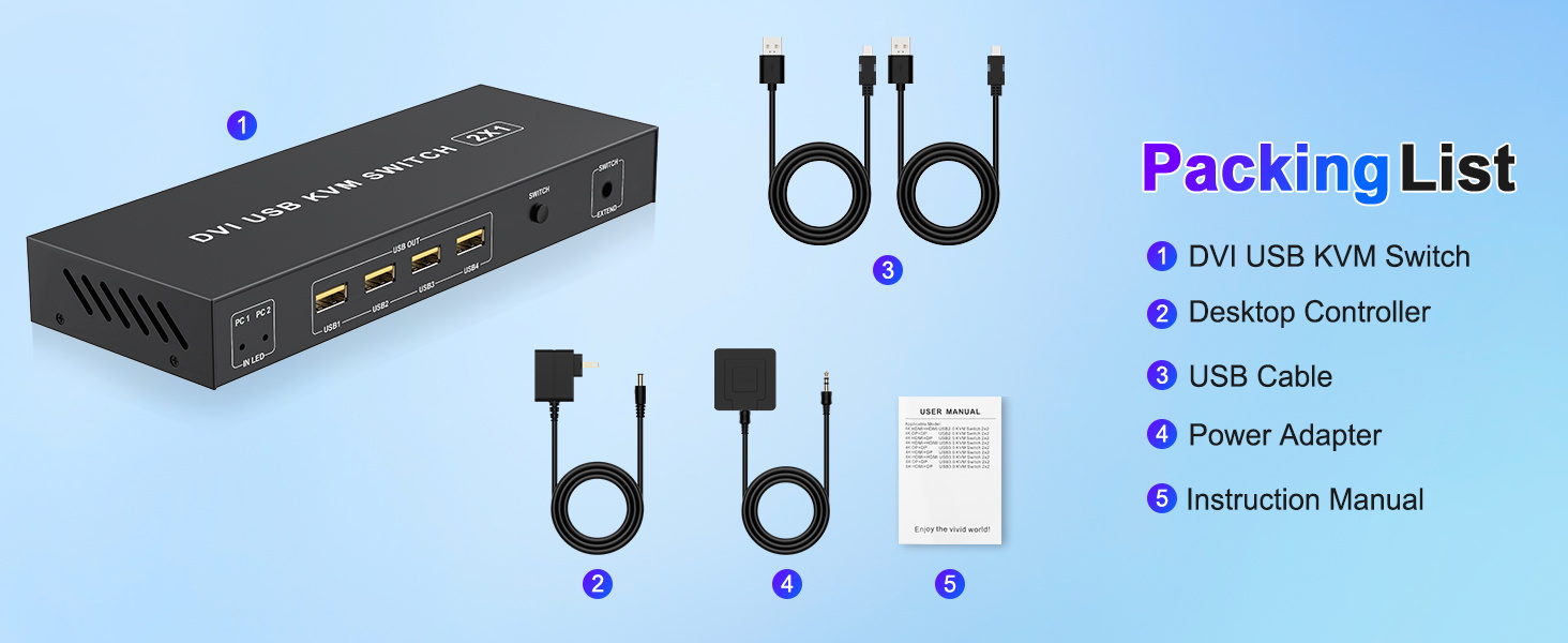 2 computer 2 monitor kvm switch