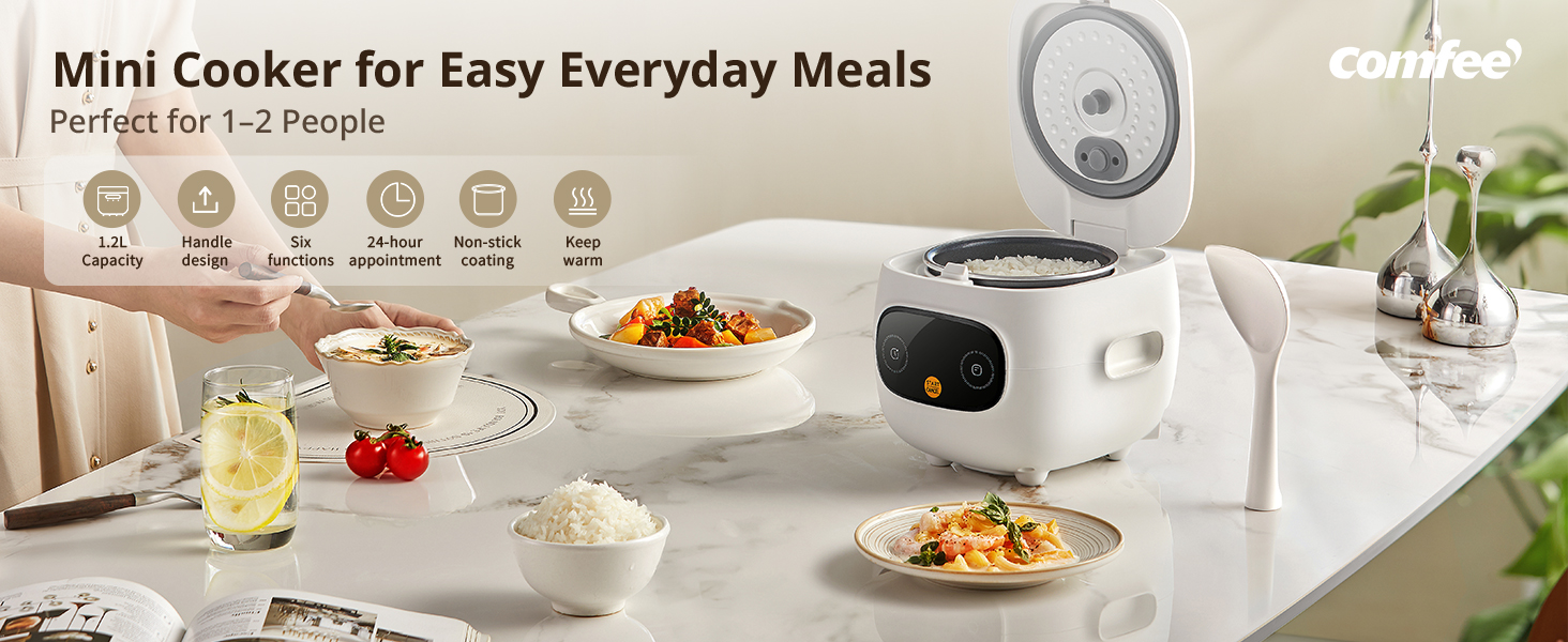 Mini cooker for easy everyday meals - perfect for 1-2 people