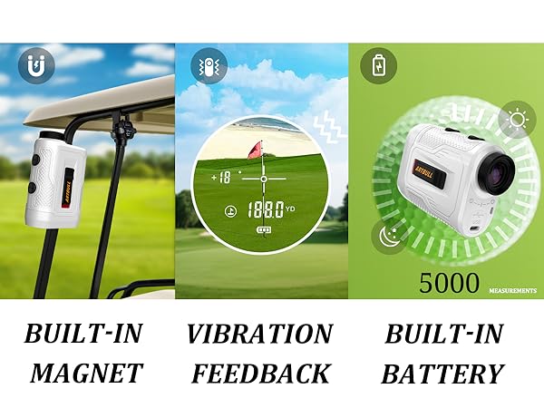 Slope switch, flag lock vibration, magnetic mount, and USB-C rechargeable
