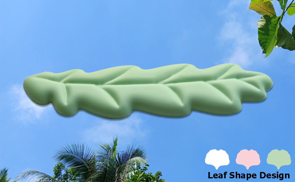 leaf shape keyboard wrist rest