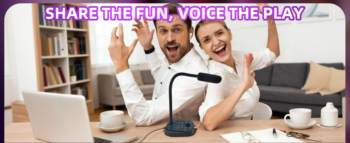 Voice Modulator Changer Microphone Mini Sound Board