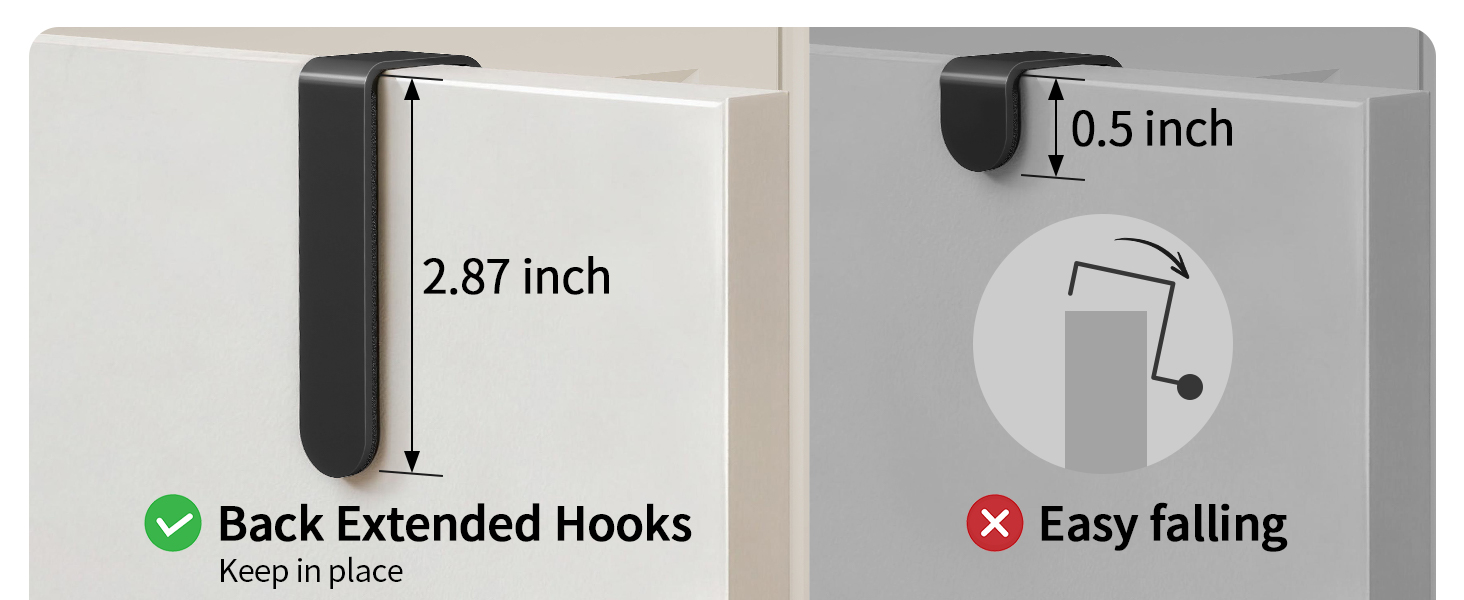 Extended Back Hooks