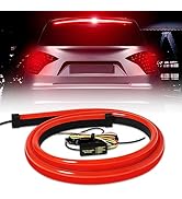 Keiurot Led Third Brake Light Strip with Sequential Turn Signal, Double Flash Warning Light Flexi...