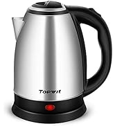 TOPWIT Electric Kettle, 2.0L Hot Water Kettle Electric, BPA-Free Stainless Steel Tea Kettle, Elec...