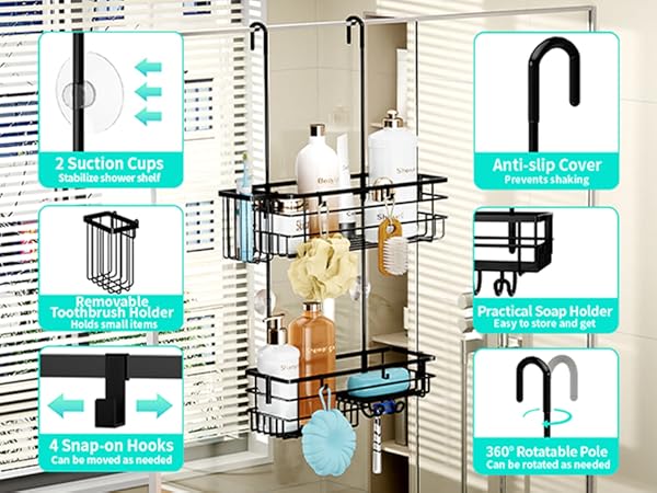 shower caddy hanging