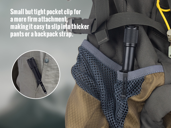upgraded clip flashlight