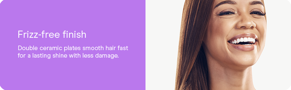 Conair double ceramic for a frizz-free finish